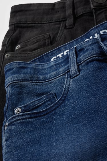 Kinder - Multipack 2er - Jeans-Shorts - jeansblau