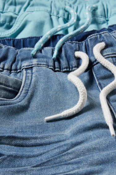 Bambini - Confezione da 2 - shorts di jeans e pantaloncini - jeans azzurro