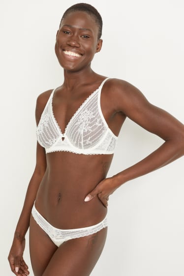 Women - Briefs - cremewhite