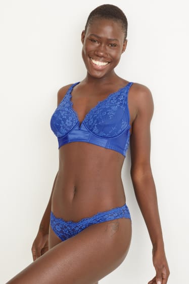 Women - Underwire bra - blue