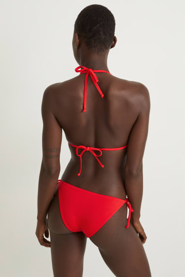 Women - Bikini bottoms - low rise - LYCRA® XTRA LIFE™ - red