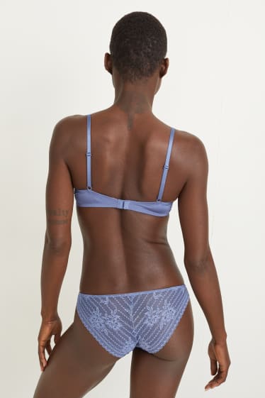 Damen - Slip - blau