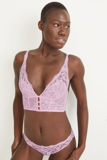 Women - Bralette - light violet