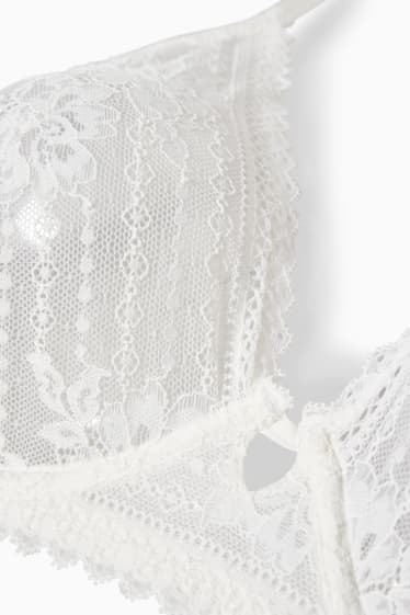 Donna - Reggiseno con ferretti - bianco crema