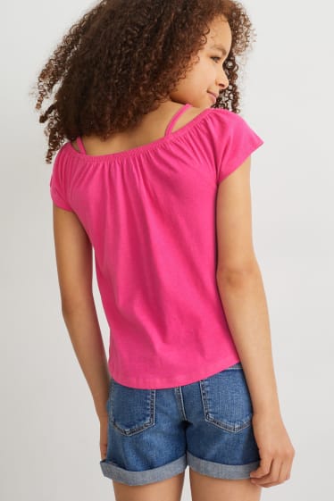 Enfants - Lot de 2 - T-shirts - rose