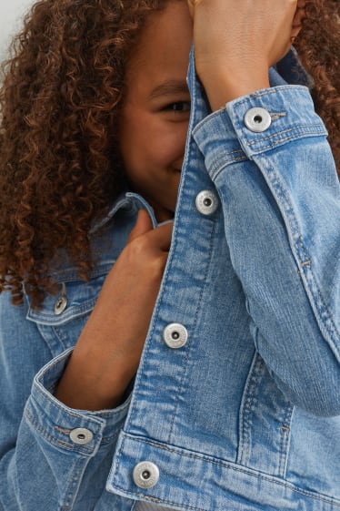 Kinder Mädchen - Jeansjacke - helljeansblau