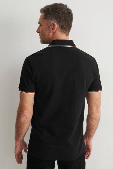 Herren - Poloshirt - schwarz