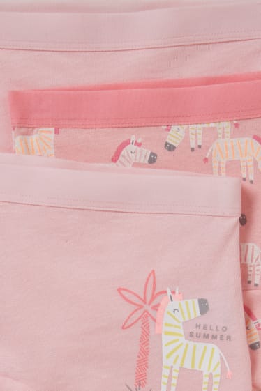 Kinderen - Set van 4 - boxershorts - roze