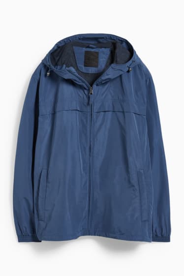 Men - Jacket with hood - dark blue