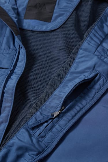 Men - Jacket with hood - dark blue