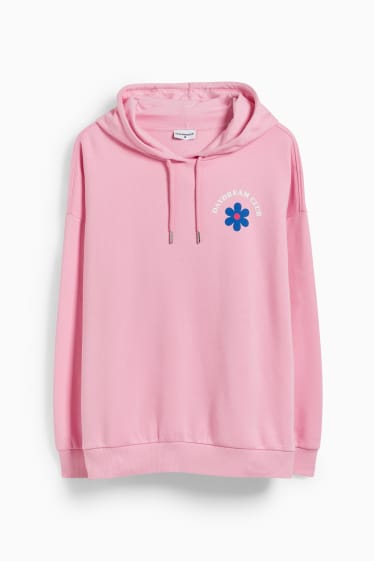 Mujer - CLOCKHOUSE - sudadera con capucha - rosa