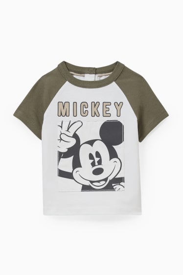 Baby Buben - Micky Maus - Baby-Outfit - 2 teilig - weiß