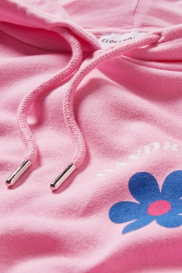 Mujer - CLOCKHOUSE - sudadera con capucha - rosa