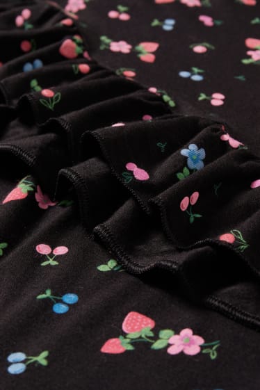 Femei - CLOCKHOUSE - rochie petrecută - cu flori - negru