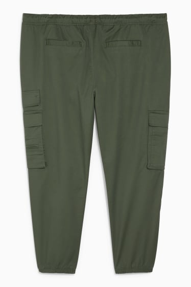 Home - Pantalons cargo - slim fit - verd