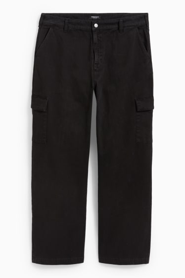 Donna - CLOCKHOUSE - pantaloni cargo - vita alta - nero