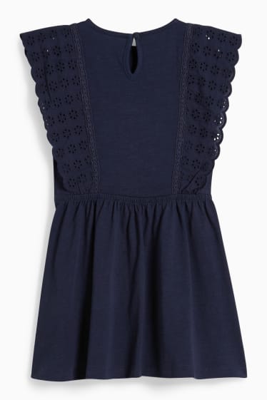 Kinder Mädchen - Kleid - dunkelblau