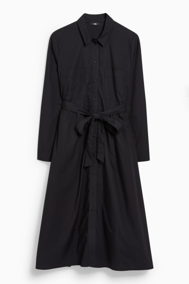 Femmes - Robe chemisier - noir