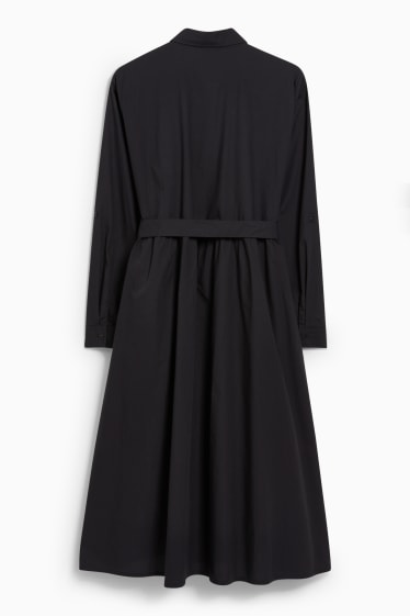 Femmes - Robe chemisier - noir