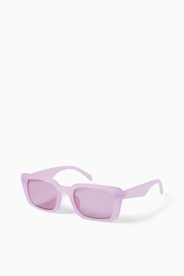 Damen - Sonnenbrille - hellviolett