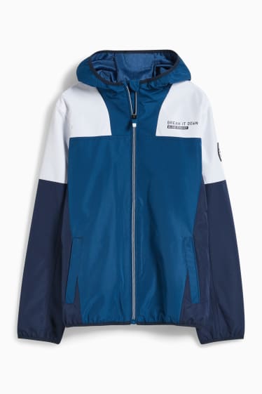 Enfants garçons - Veste à capuche - bleu foncé