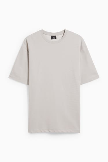 Men - T-shirt - sand-coloured