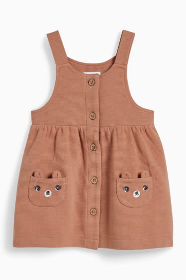 Babys - Baby-outfit - 2-delig - lichtbruin