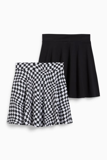 Children Girls - Multipack of 2 - skirt - black / white