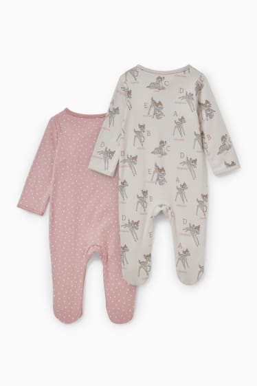 Baby Mädchen - Bambi - Baby-Pyjama - 2 teilig - rosa