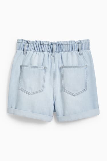 Kinder - Jeans-Shorts - hellblau