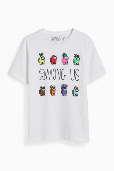 Enfants garçons - Among Us - T-shirt - blanc