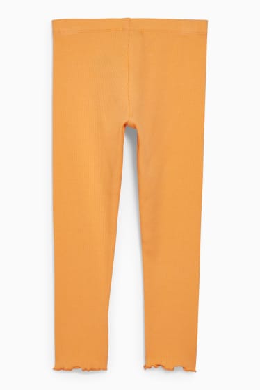 Enfants filles - Leggings - orange clair