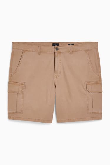 Heren - Cargoshorts - taupe