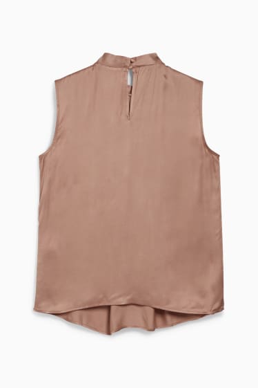 Damen - Blusentop - beige