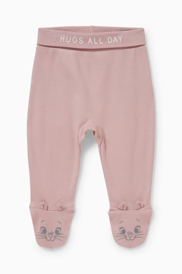 Miminka - Aristokočky - outfit pro novorozence - 2dílný - růžová