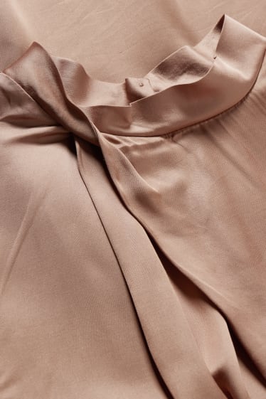 Damen - Blusentop - beige