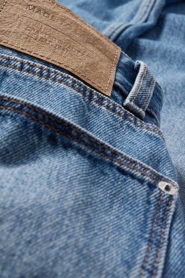 Donna - Relaxed jeans - vita alta - jeans azzurro