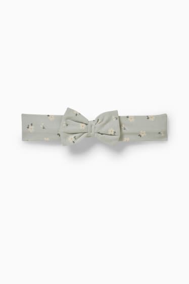Baby Mädchen - Baby-Outfit - 3 teilig - geblümt - mintgrün