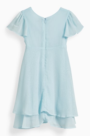 Enfants filles - La Reine des neiges - robe - bleu clair