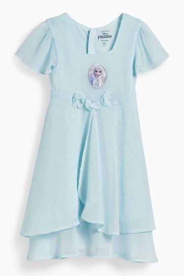 Enfants filles - La Reine des neiges - robe - bleu clair