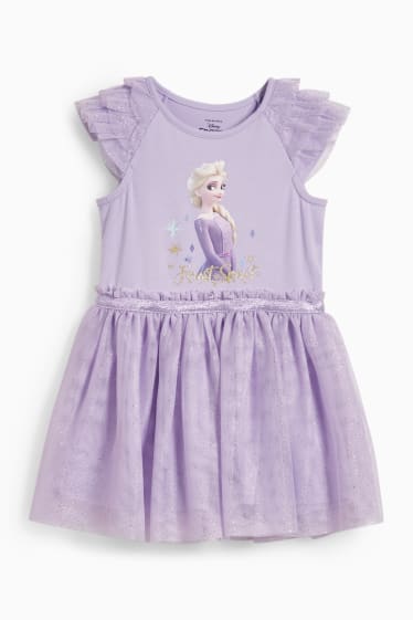 Kinder Mädchen - Die Eiskönigin - Kleid - violett