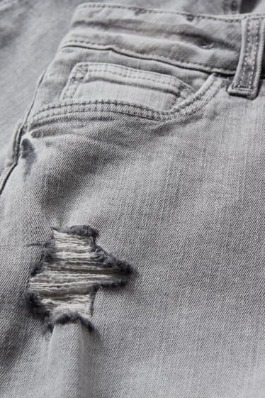 Kinder - Jeans-Shorts - helljeansgrau