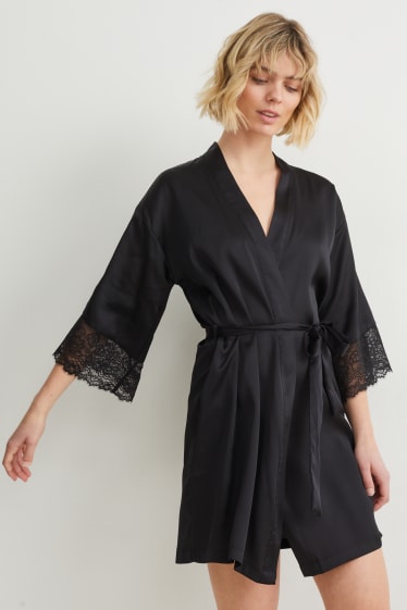 Femmes - Robe de chambre - noir