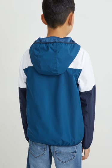 Enfants garçons - Veste à capuche - bleu foncé