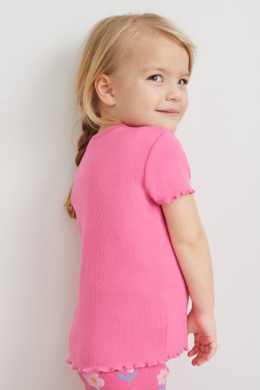 Kinder - Kurzarmshirt - pink