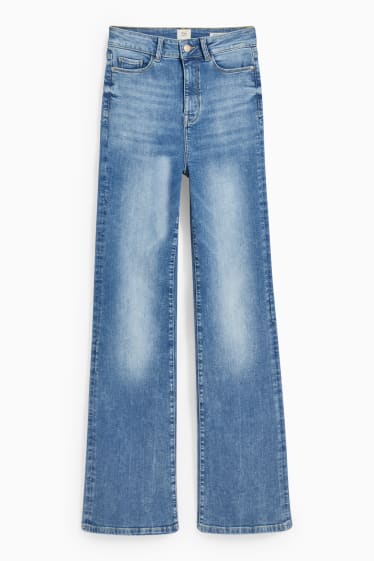 Donna - Flared jeans - vita alta - jeans modellanti - Flex - da materiali riciclati - jeans blu