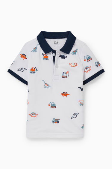 Copii - Tricou polo - alb