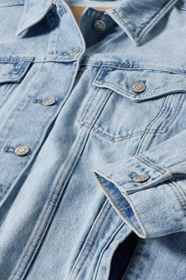 Dámské - Džínová bunda - džíny - světle modré