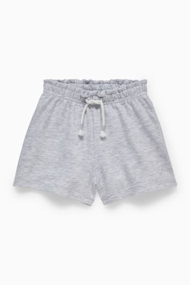 Nen/a - Pantalons curts de xandall - gris clar jaspiat