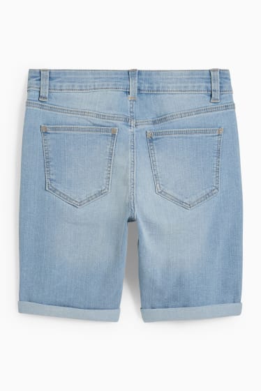 Enfants - Bermuda en jean - jean bleu